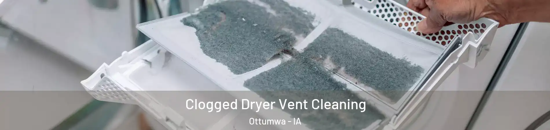 Clogged Dryer Vent Cleaning Ottumwa - IA