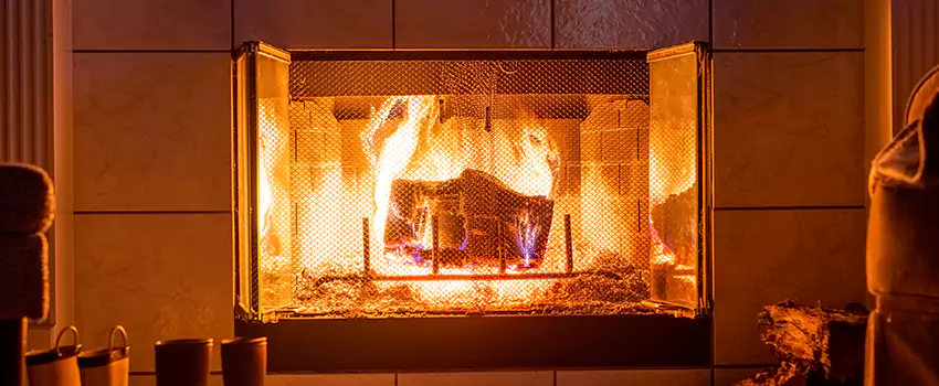 Mendota Hearth Landscape Fireplace Installation in Ottumwa, Iowa