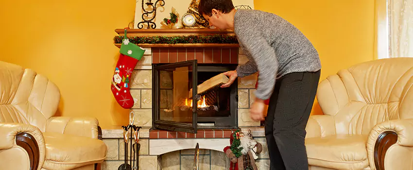 Rusted Metal Fireplace Restoration in Ottumwa, Iowa