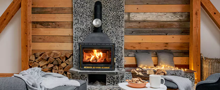 Thelin Hearth Products Direct Vent Gas Stove Fireplace Inspection in Ottumwa, Iowa